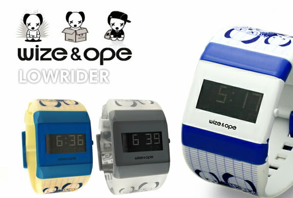 wize & ope　ワイズ＆オープ　WO-LR　ローライダー　メンズレディース腕時計【送料無料】腕時計のシンシア MZ99フランス パリのブランド!!パーツを組み合わせてカスタマイズ出来ます