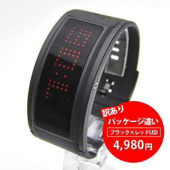 【限定50個】ブラックダイス/BLACK DICE メンズ 腕時計 【GURU/グル】ブラック×レッドLED【送料無料】【1年保障】腕時計のシンシア