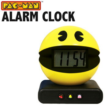 PAC-MAN ALARM CLOCK /パックマン アラームクロック 目覚まし時計★おもしろ雑貨/おもしろグッズ/ギフト腕時計とおもしろ雑貨のシンシア