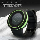 RELAX/リラックス腕時計 STROKE/ストローク タッチセンサー メンズ 腕時計 腕時計のシンシア新タッチセンサー腕時計！雑誌掲載メンズウォッチ
