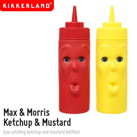 【KIKKERLANDキッカーランド】Max＆Morris Ketchup ＆Mustardマックス&モリス ケチャップ&マスタード 調味料容器 腕時計とおもしろ雑貨のシンシア プレゼント 【あす楽対応可】