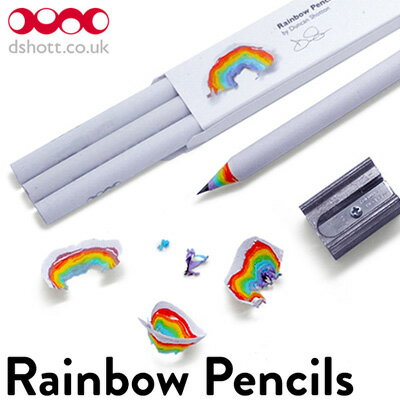 Rainbow Pencils レインボーペンシル 鉛筆 HB 3本セット えんぴつ エン…...:sincere-watch:10002938