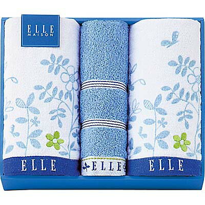 【15%OFF】ELLE フェイス・ウォッシュタオルセット＜2500＞【敬老の日】