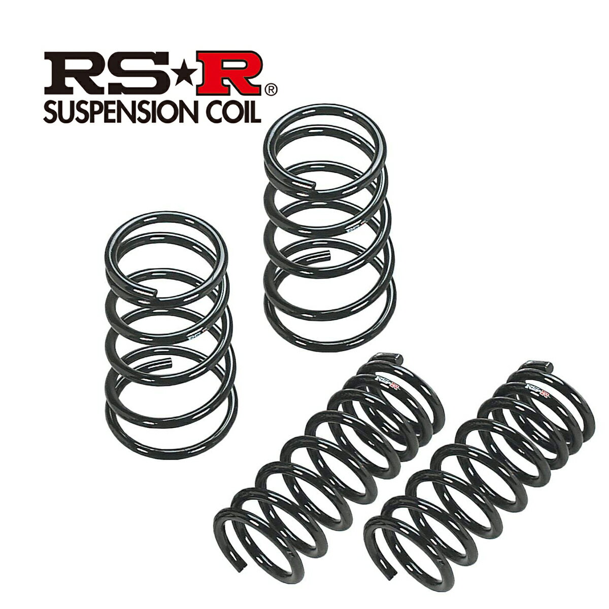 RS-R アクセラスポーツ 15XD Lパッケージ BMLFS ダウンサス スプリング フロント M144DF RSR ダウン RSR 個人宅発送追金有