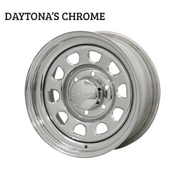 <strong>16インチ</strong> 6H139.7 7J+19 6穴 DAYTONA’S CHROME ハイエース ホイール 1本 クローム MORITA デイトナクローム モリタ