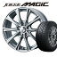 ジョーカー マジック スタッドレスタイヤ ホイールセット 4本 17インチ 5H114.3 7J+40 DUNLOP ダンロップ ウィンターマックス WM02 225/55R17 225 55 17
