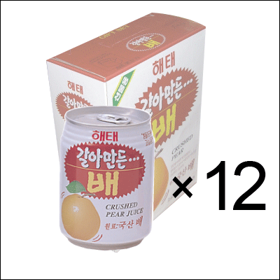 【韓国食品・韓国食材】おろし梨ジュース 1ケース（12本入） ■