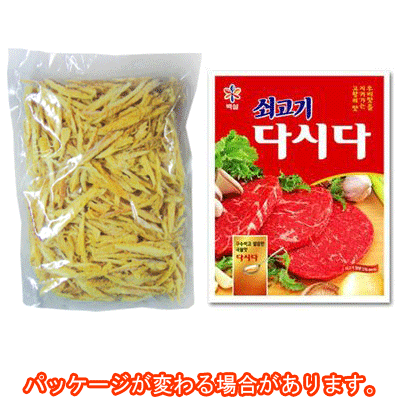 干したら200g + 牛ダシダ100g お試しセット▲韓国、韓国料理、韓国食品、韓国のり、韓国海苔