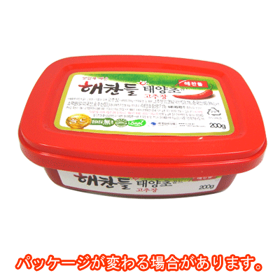 【ヘチャンドル】コチュジャン200g韓国、韓国料理、韓国食品、コチュジャン、コチュウジャン韓国食品/韓流/韓国料理/韓国食材/韓国キムチ/おかず/自家製/お取り寄せ/贈り物/おつまみ/白菜キムチ