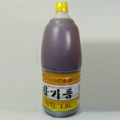 【眞味/ジンミ】韓国式ジンミごま油　1.8L韓国、韓国料理、韓国食品、韓国調味料、韓国キムチ、ごま油、ジンミごま油