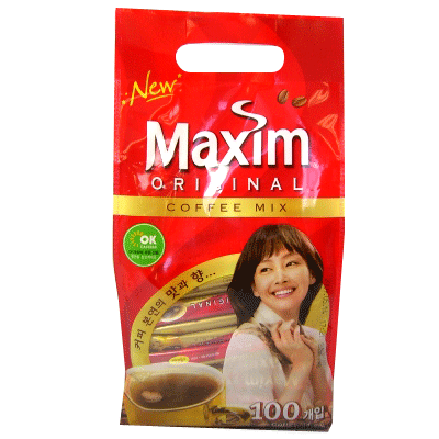 Maxim Coffee Mix(100個入）韓国、韓国料理、韓国食品、韓国茶、韓国コーヒー、コーヒー