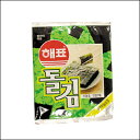 【メール便可】【ヘピョ】岩海苔（全形7枚入）韓国、韓国料理、韓国食品、韓国のり、韓国海苔