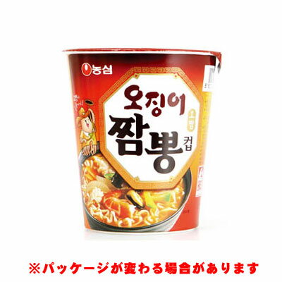 イカチャンポンCUP麺　非常食品【ノンシム/農心】韓国、韓国料理、韓国食品、韓国ラーメン、韓国カップラーメン