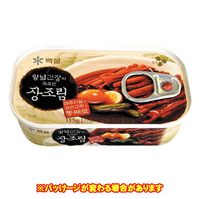【白雪】　ジャンジョリム 115g韓国、韓国料理、韓国食品、韓国缶詰、缶詰
