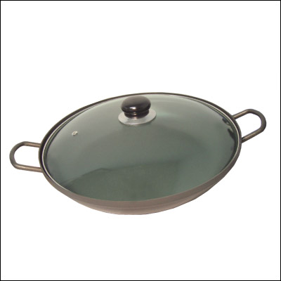 コーティングすき焼き鍋32cm(大）韓国、韓国料理、韓国食器/鍋、食器/鍋