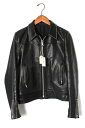 未使用品 2016AW Rags McGREGOR ラグスマックレガー SINGLE RIDERS STUDS LEATHER JACKET スタッズライダースジャケット 211146603 S BLACK/● メンズ 【中古】【ベクトル 古着】 161223 ベクトル 新都リユース