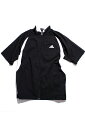 adidas アディダス CLIMA365 半袖フルジップシャツ トップス S 黒 703130 春夏 /◆ メンズ 【中古】【ベクトル 古着】 170714 ベクトル 新都リユース