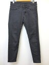ユニクロ UNIQLO ストレッチ クロップド スキニーデニム レギパン 黒 23 レディース 【中古】【ベクトル 古着】 170713 ベクトル 新都リユース