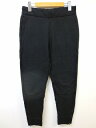 ユニクロ UNIQLO AND LEMAIRE コットン 裾ジップ スウェットパンツ S ブラック メンズ 【中古】【ベクトル 古着】 170803 ベクトル 新都リユース
