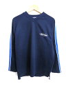 バドワイザー Budweiser 長袖 ロゴ刺繍 ライン入り ジャージTシャツ カットソー L/H1 メンズ 【中古】【ベクトル 古着】 170811 ベクトル 新都リユース