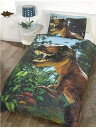 恐竜 T-REX シングル 布団カバー+枕カバー Urban Unique 4726
