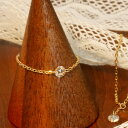 K18 ローズカットダイヤモンド チェーンリング 0.08ct【あす楽】
