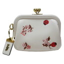 コーチ COACH レディバグ フローラルプリント がま口コインケース/キスロックコインケース 6417 チョークマルチ 未使用品 【中古】【あす楽対応_東海】【コンビニ受取対応商品】