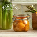 KILNER(キルナー)ROUND CLIPTOP JAR 0.5L(ラウンドクリップトップジャー)(保存 瓶 サラダ ピクルス ジャム ソース メイソンジャー おしゃれ)