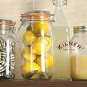 KILNER(キルナー)ROUND CLIPTOP JAR 1.5L(ラウンドクリップトップジャー)(保存 瓶 サラダ ピクルス ジャム ソース メイソンジャー おしゃれ)
