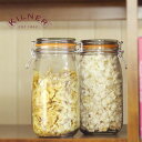 KILNER(キルナー)ROUND CLIPTOP JAR 2L(ラウンドクリップトップジャー)(保存 瓶 サラダ ピクルス ジャム ソース メイソンジャー おしゃれ)