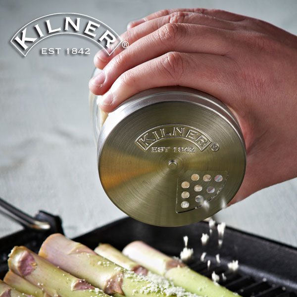 KILNER（キルナー）SHAKER JAR 0.25L（シェイカージャー）（塩 胡椒 調味料 スパイス 容器 キッチン 保存瓶 ガラス pot）【05P03Dec16】