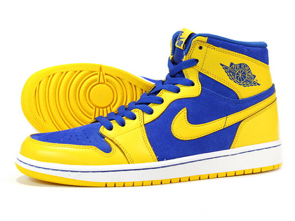 yellow and blue jordan 1