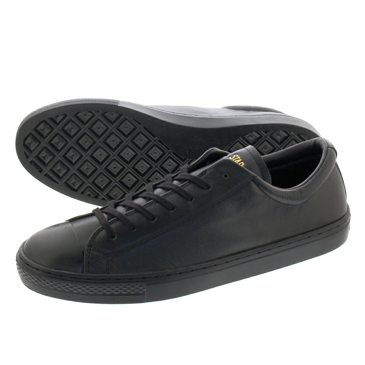 15時迄のご注文で即日発送可 CONVERSE LEATHER ALL STAR COUPE OX <strong>コンバース</strong> レザー オールスター クップ OX BLACK 31301811