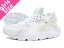 【女性に大人気のGSサイズ♪】 NIKE AIR HUARACHE RUN GS ナイキ ハラチ ラン GS WHITE/PURE PLATINUM 654275-110