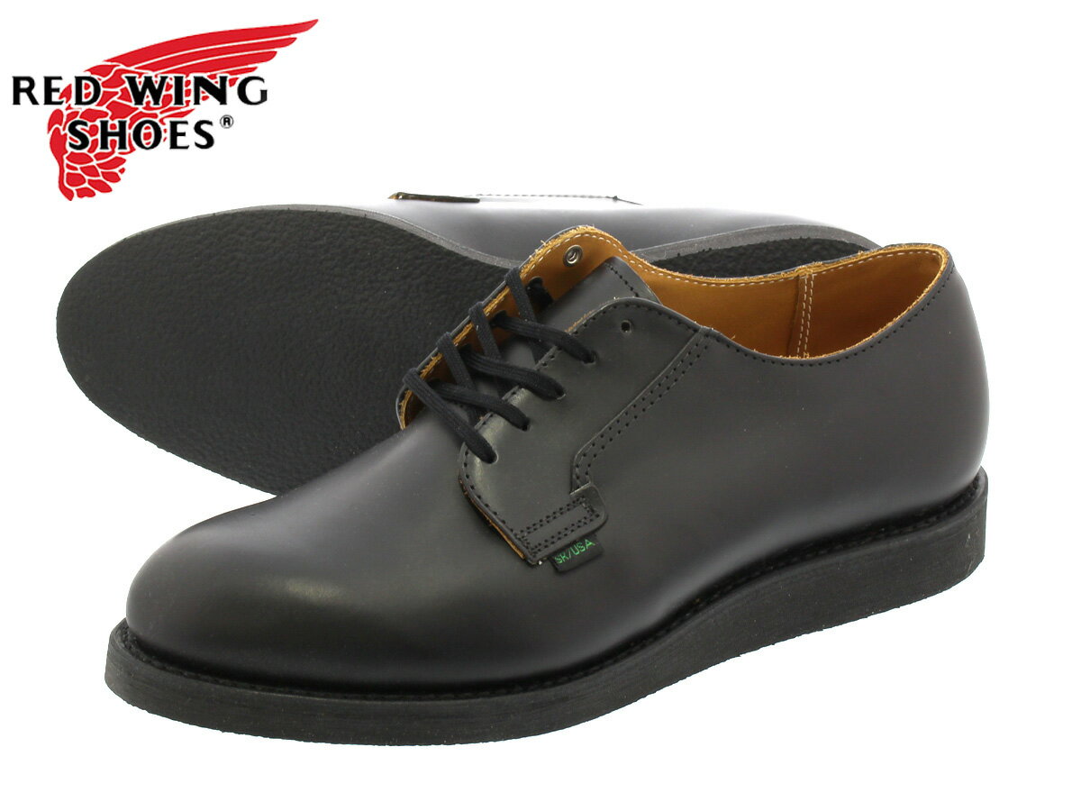 【21%OFF!】RED WING POSTMAN BOOT OXFORD 【MADE IN U.S.A.】 レッドウイング ポストマン ブーツオックス フォードBLACK