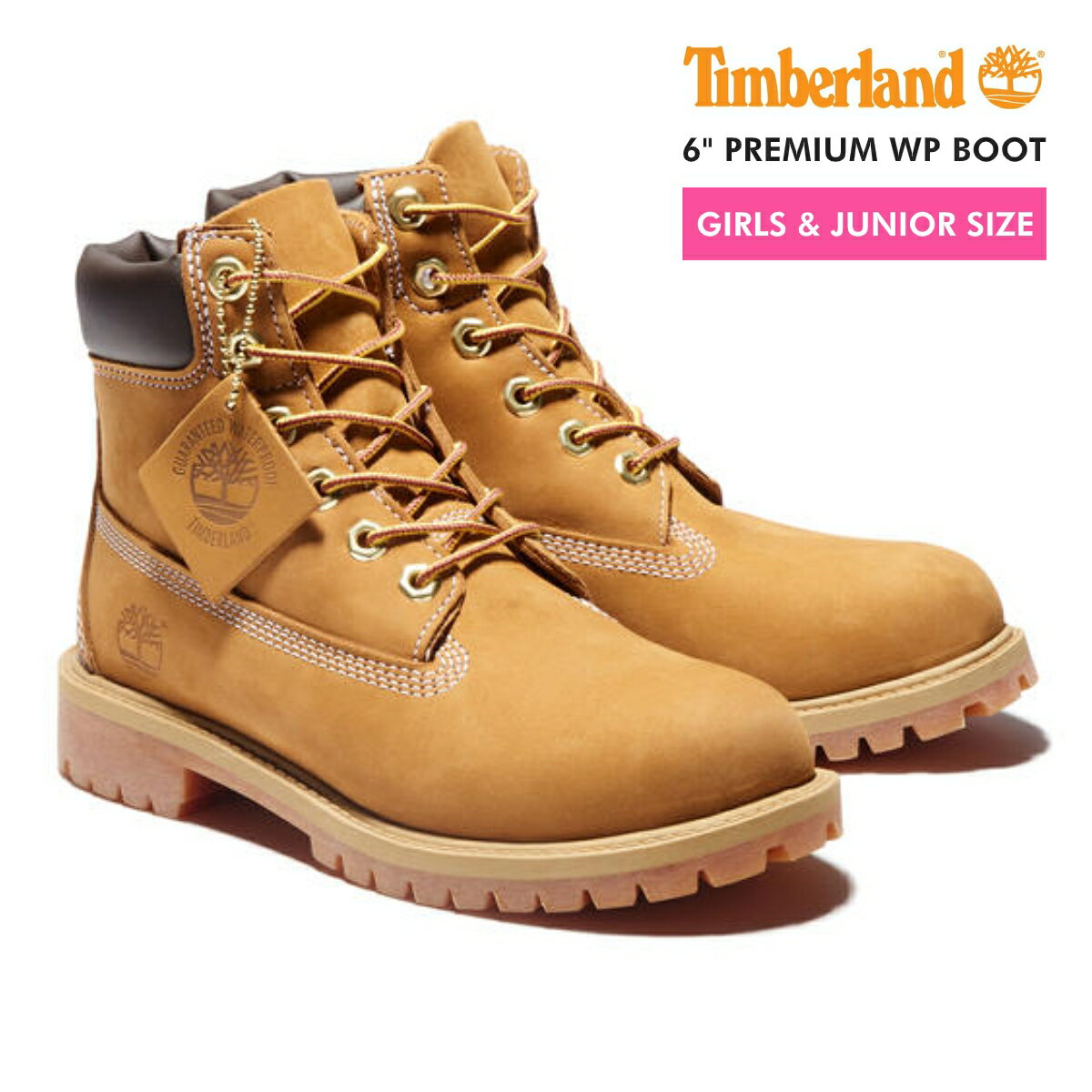 【23%OFF】【送料無料】【即日発送対象外】TIMBERLAND 6inch PREMIUM BOOTティンバーランド 6インチ プレミアム ブーツ【JUNIOR'S】WEHAT【No.12909】