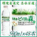 【送料無料】天然水 ピュアの森 500ml×48本