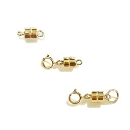 <strong>マグネット</strong>クラスプ K14GF ゴールドフィルド イエローゴールド アクセサリー <strong>留め具</strong> <strong>ネックレス</strong> 留め金具 小さい ブレスレット 脱着式 チェーン 磁石 <strong>マグネット</strong> クラスプ 引き輪 引輪