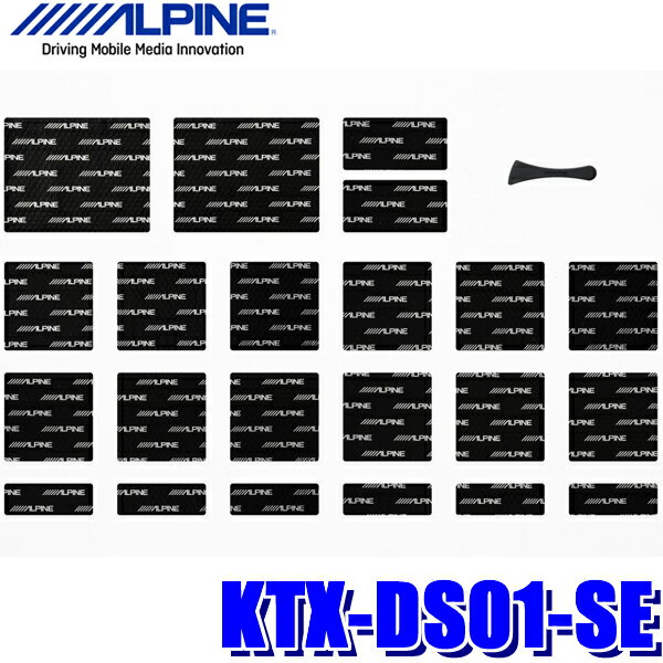 【6/18限定】最大3,000円OFFクーポン配布＆エントリーPT最大4倍KTX-DS01-SE アルパイン C27系セレナデッドニングキット 制振材フロントドア左右分セット