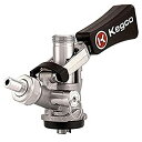 【中古】【輸入品・未使用】Kegco KC KTS98S-W Ergonomic Handle with Stainless Body & Probe European Keg Beer Coupler S System%カ..