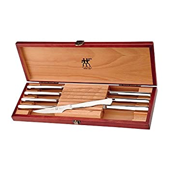 【中古】【輸入品・未使用】J.A. Henckels 8本セット ステンレススチール <strong>ステーキナイフセット</strong> 木製ギフトボックス付き