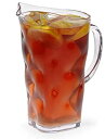 【中古】【輸入品・未使用】displays2goクリアプラスチックブレンドIce Tea Pitcher withハンマーデザイン、2-liter、12セット
