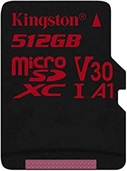 【中古】【輸入品・未使用】SanFlash Kingston 512GB React MicroSDXC Fly Eon DS107D用 SDアダプター付き (100MBs Kingstonで動作)