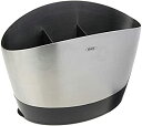 【中古】【輸入品・未使用】OXO Good Grips Brushedステンレススチール台所用具ホルダー A シルバー 1066734