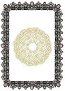 【中古】【輸入品・未使用】Parisian Home 装飾用宝石付き装飾メタル写真フレーム ホワイト H6F9346Z