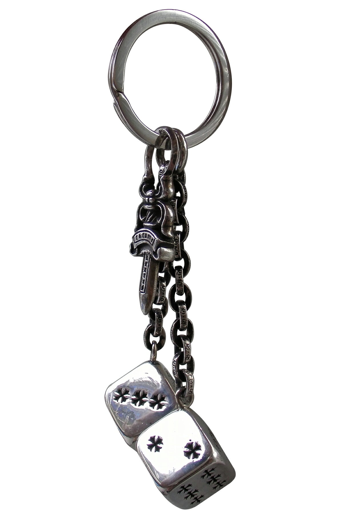 CHROME HEARTS DICE KEY RING クロムハーツ　サイコロ　キーリング