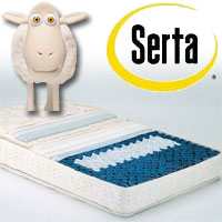 正規品　SERTA(サータ) ポスチャーピローソフトデラックス(片面ピローソフトタイプ）キング2　幅（102×2）×長さ196×厚さ29cm【送料無料】