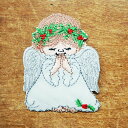 アップリケ アイロン ワッペン 女の子 男の子 入園 かわいい クリスマス Totalitat トタリタット アイロンワッペン お祈り天使【メール便対象品】