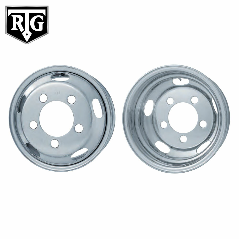 朝日洋行株式会社 RTG トラック&バス用 フロント/リア選択 スチール ホイール 5 1/2Kx16 ダイナ・デュトロトヨエースWタイプ 5穴/203.2 クロームメッキ 113mm