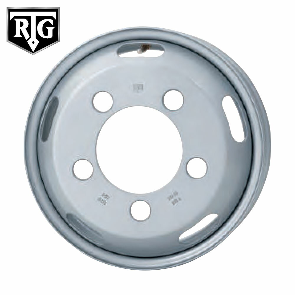 NEW 朝日洋行株式会社 RTG トラック&バス用 フロント/リア兼用 スチール ホイール 5Jx15 ダイナ・デュトロトヨエースWタイプ 5穴/203.2 シルバーペイント 110mm